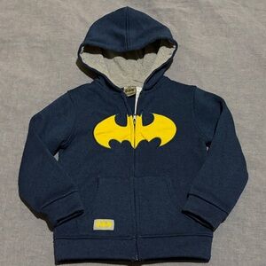 Navy Batman Zip-Up Hoodie